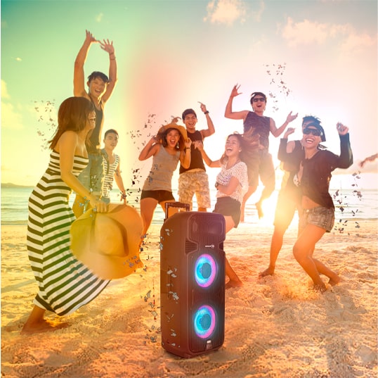 Caixa de Som Amplificada 500W RMS GT Power